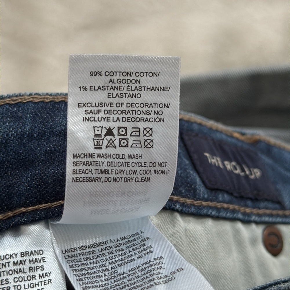 Lucky Brand “The Roll Up” Jean Shorts - Picture 7 of 11